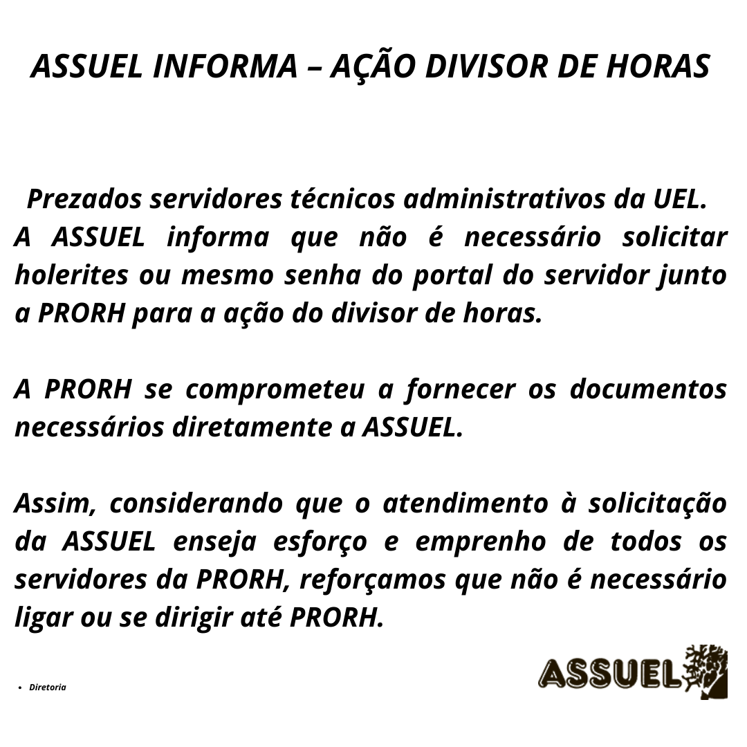 Divisor Horas Extras